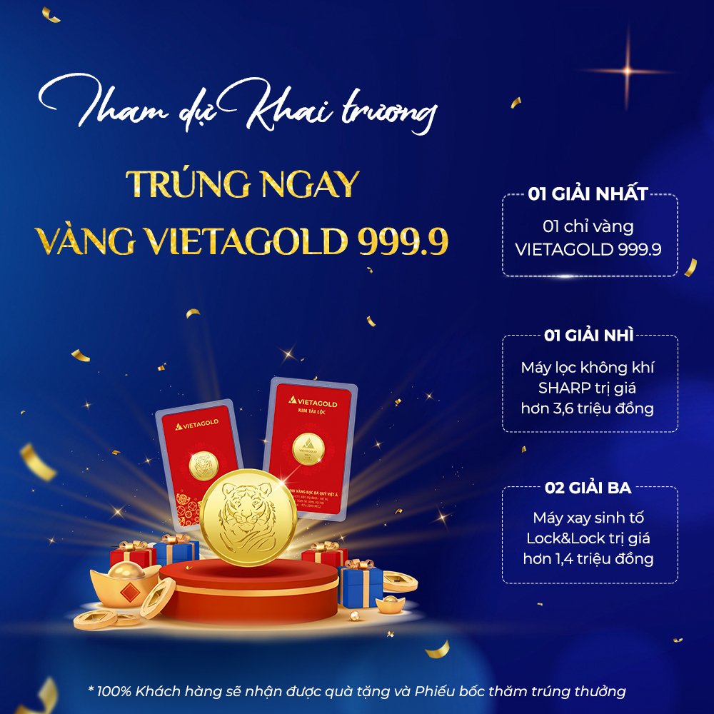 KHAI TRƯƠNG ĐIỂM GIAO DỊCH VÀNG VIETAGOLD HÀ ĐÔNG -  ĐỐI TÁC CHIẾN LƯỢC CỦA VIETABANK