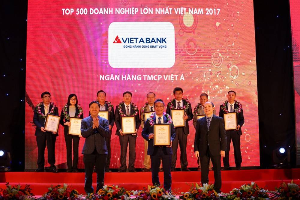 VIETABANK LỌT VÀO TOP 500 DOANH NGHIỆP LỚN NHẤT VIỆT NAM