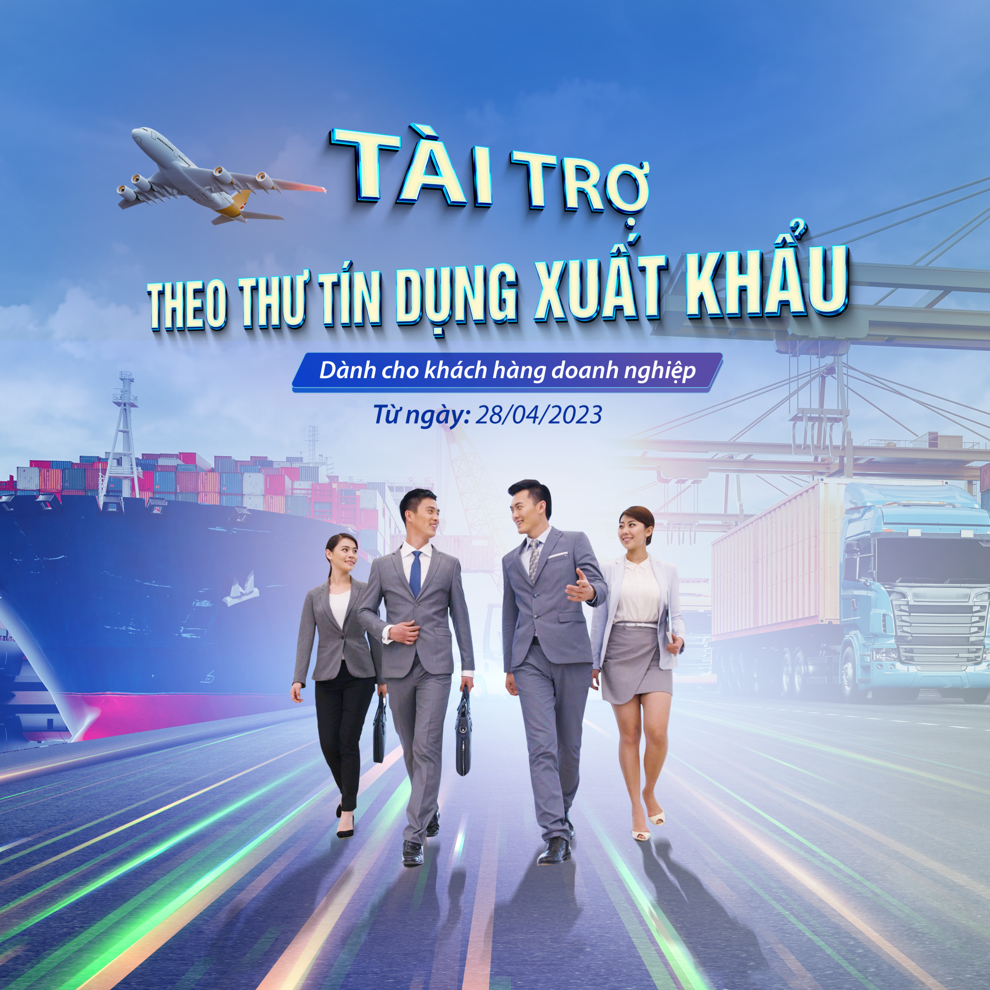 Tài trợ theo thư tín dụng xuất khẩu dành cho khách hàng doanh nghiệp